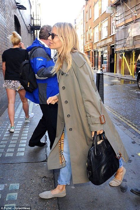 sienna miller burberry trench|6 Classic Items You'll Find In Sienna Miller's Autumn Capsule .